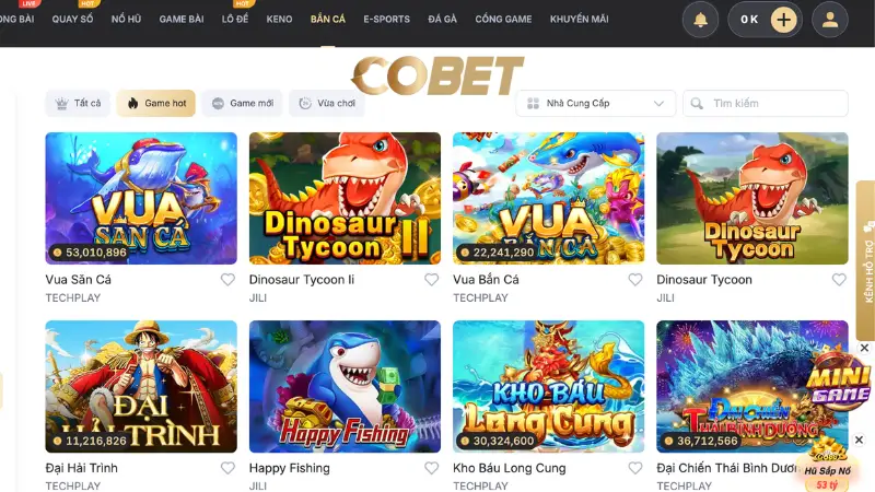 Tổng quan sơ lược về nhà cái COBET